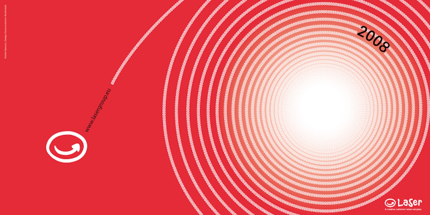 CARTE DE VOEUX RECTO LASER