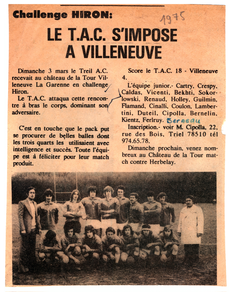 RUGBY TRIEL J