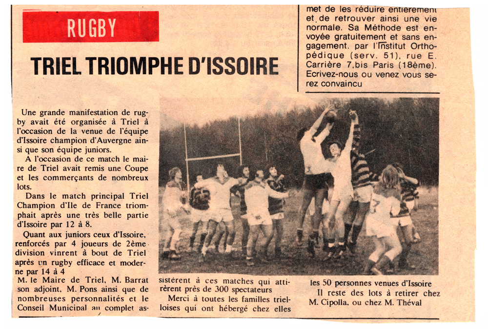 RUGBY TRIEL K