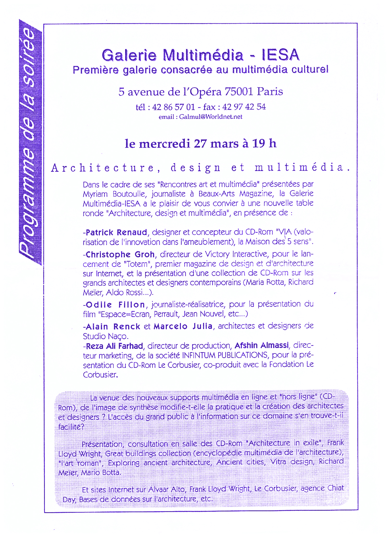 CDROM VIA MAISON DES 5 SENS