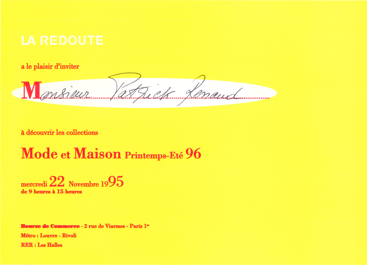 LA REDOUTE MODE ET MAISON 1996